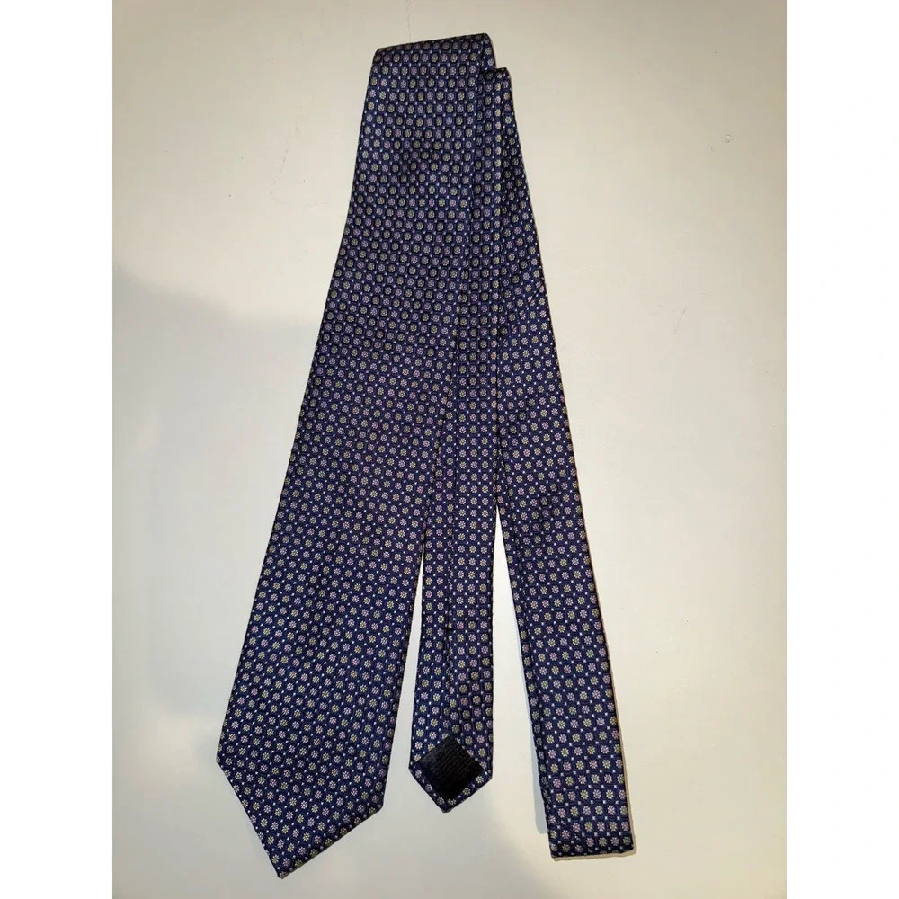 Brooks Brothers TIE*Makers and Merchants*Purple Floral*Premium*Silk*Black Label